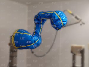 Roboter-Schutzmäntel für Roboter, die dem Kugelstrahlen ausgesetzt sind