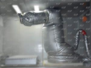 Roboterschutzhulle in Klimakammern -40°C / +90°C