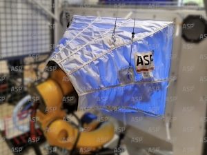 Fensterschutzhüllen für Roboter-Kabinen