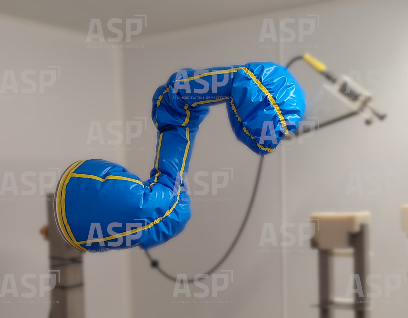 housse de protection robot soudage industriel ASP Eulmont